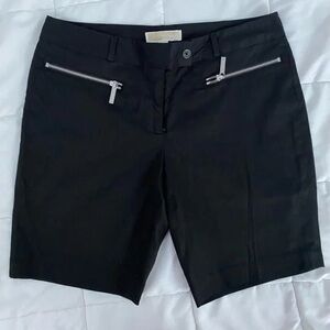 MICHAEL Michael Kors Black Bermuda Shorts Size 8P